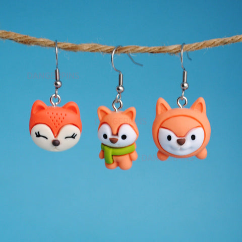 Extra cute Fox pals earrings :)