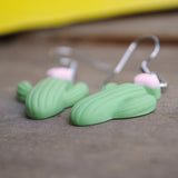 Love Heart Cactus earrings