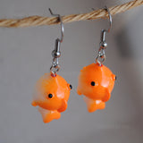 Small Chubby Goldfish earrings