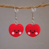 Small Smiling Hearts earrings