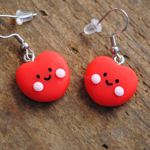 Small Smiling Hearts earrings