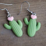 Love Heart Cactus earrings