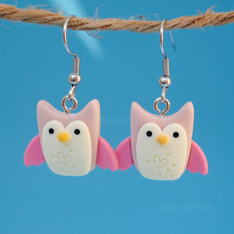 Lovely Owls earrings - cute birds