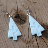 Minimal abstract Trees earrings