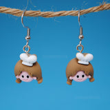 Small chef girl earrings