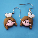 Small chef girl earrings