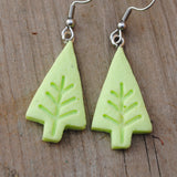 Minimal abstract Trees earrings