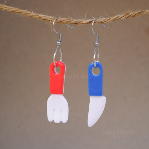 Chunky Knife & Fork earrings