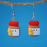 Happy jars of Peanut butter earrings