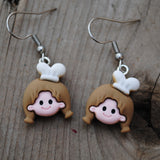 Small chef girl earrings