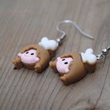 Small chef girl earrings