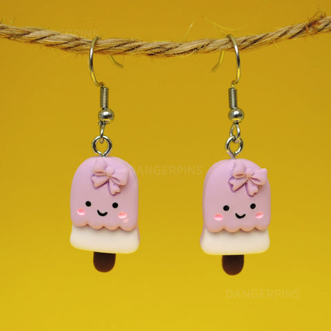 Pretty Purple popsicle earrings