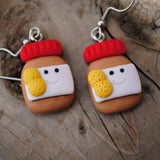 Happy jars of Peanut butter earrings