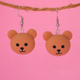 Mr Cloth Ears Bear earrings