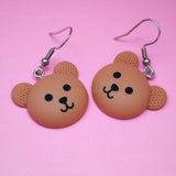 Mr Cloth Ears Bear earrings