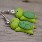 Sleeping Turtle earrings