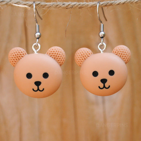 Mr Cloth Ears Bear earrings