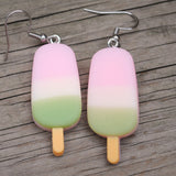 Rounded gradient popsicle earrings :)