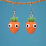 Awkward Carrot earrings