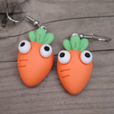 Awkward Carrot earrings