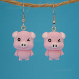 Very naughty Pig rascals earrings