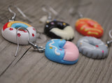 Set of 5 Deluxe Donut earrings