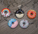 Set of 5 Deluxe Donut earrings