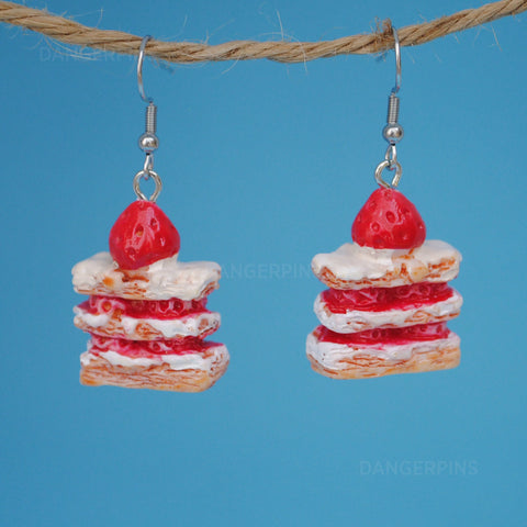 Large Strawberry Shortcake earrings