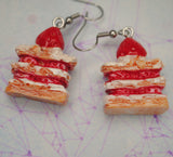 Large Strawberry Shortcake earrings