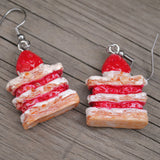 Large Strawberry Shortcake earrings