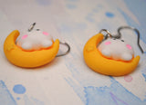 Dreamy Moon bunnies earrings