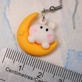 Dreamy Moon bunnies earrings