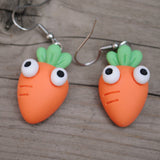 Awkward Carrot earrings