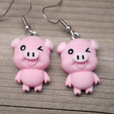 Very naughty Pig rascals earrings