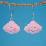 Ethereal clouds of cosmic dust earrings