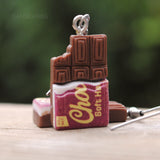 Fancy Posh Chocolate bar earrings