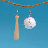 Large Baseball earrings