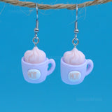 Pink & Purple hot chocolate earrings