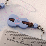 The world's smallest Violin earrings