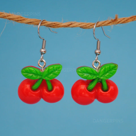 Basic but still nice Cherry earrings