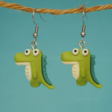 Fierce & Scary Crocodiles earrings