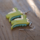 Fierce & Scary Crocodiles earrings