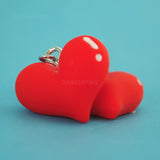 Small Valentine hearts earrings