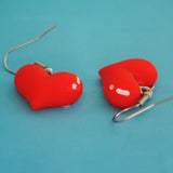 Small Valentine hearts earrings