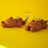 Friendly Chonk Bear earrings