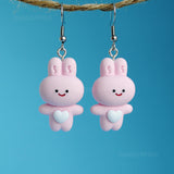 The happiest Bunnies in the whole world earrings