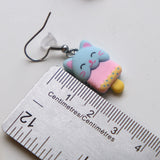 Kitten popsicle earrings