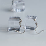 Ice cube earrings