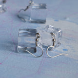 Ice cube earrings