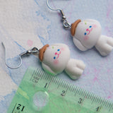 Arnold the art critc dog earrings